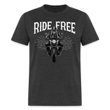 Ride Free - Tshirt - heather black