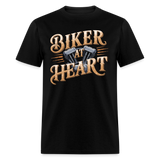 Biker At Heart - Tshirt - black