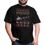 Cruiser Bike Pajama Ugly Christmas - Tshirt - black