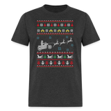 Cruiser Bike Pajama Ugly Christmas - Tshirt - heather black