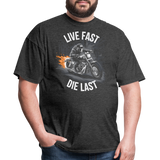 Live Fast Die Fast - Tshirt - heather black