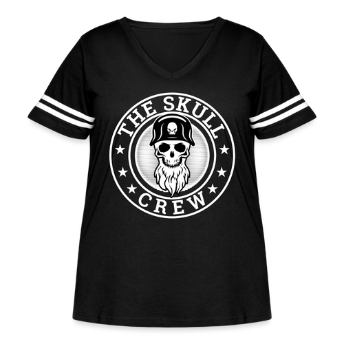 The Skull Crew Women's - Vintage Sport T-Shirt - black/white