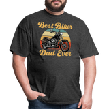 Best Biker Dad Ever - Tshirt - heather black