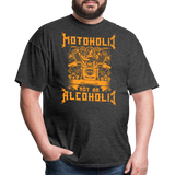 Be A Motoholic Not An Alcoholic - Tshirt - heather black