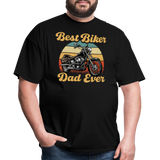 Best Biker Dad Ever - Tshirt - black