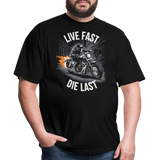 Live Fast Die Fast - Tshirt - black