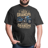 Im A Biker Grandpa Like A Normal Grandpa But Much Cooler - Tshirt - heather black