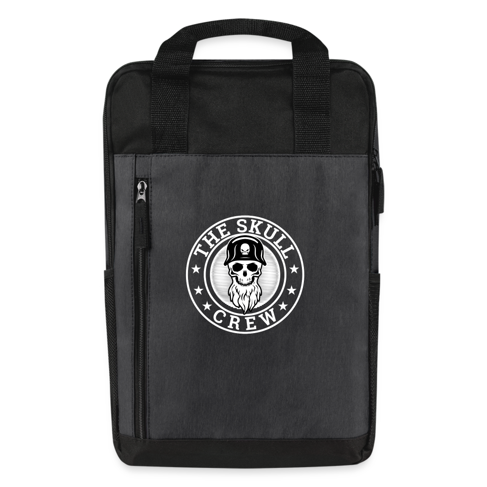 The Skull Crew - Laptop Backpack - heather dark gray/black