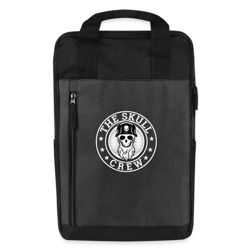 The Skull Crew - Laptop Backpack - heather dark gray/black