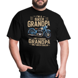 Im A Biker Grandpa Like A Normal Grandpa But Much Cooler - Tshirt - black