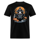 Skeleton Riding Motorcycle - Tshirt - black