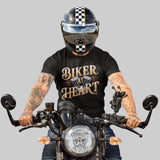 Biker At Heart - Tshirt