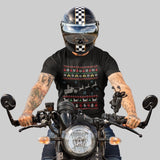 Cruiser Bike Pajama Ugly Christmas - Tshirt