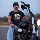 Halloween Skull Riding Motorcycle - Tshirt