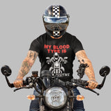 My Blood Type Is Biker Positive - Tshirt