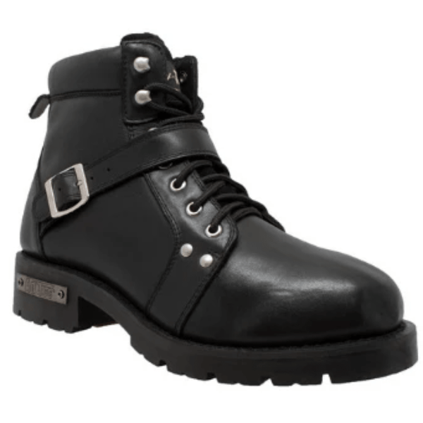 Men's Black Boot With YKK Zipper