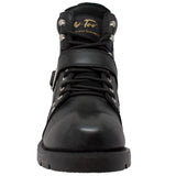Men's Black Boot With YKK Zipper