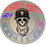 The Skull Crew Holographic Decal