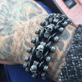 Skull Chain Buckle Bracelet