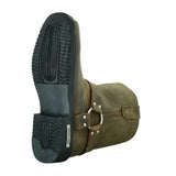 Men's Brown Side Zipper Waterproof Boot
