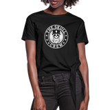 The Skull Crew - Women's Knotted T-Shirt - black