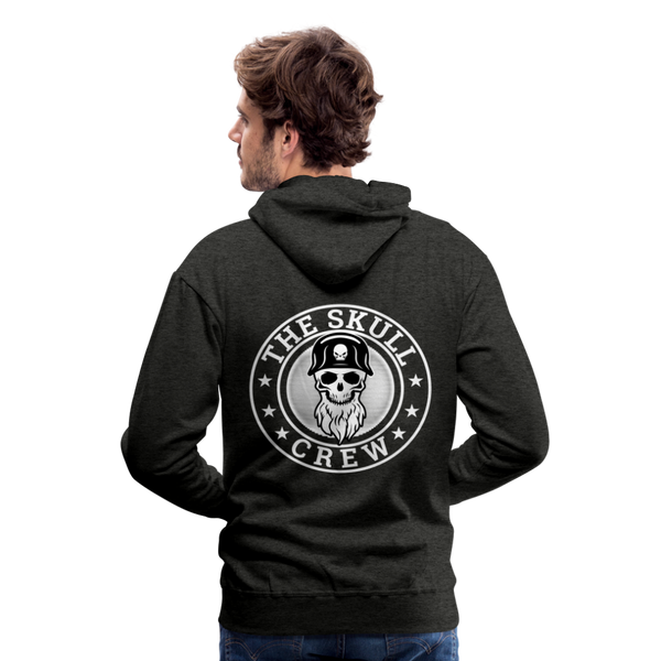 The Skull Crew - Men’s Premium Hoodie - charcoal grey